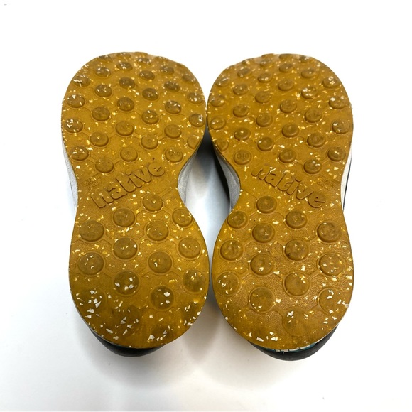 Native Robbie Sugarlite Slip On Sneakers Shoe Jiffy Black / Shell White Size C10 - Picture 8 of 10